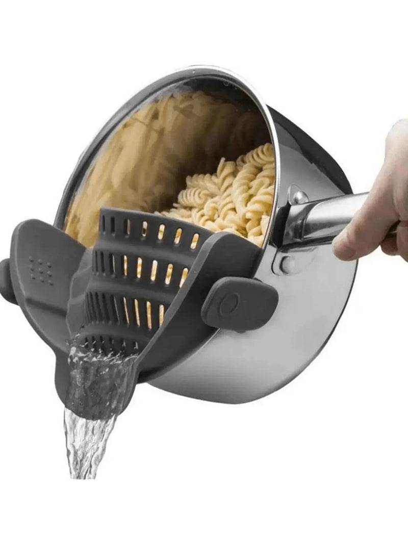 Escorredor de Silicone com Clipe Universal – Drene com Facilidade e Sem Bagunça