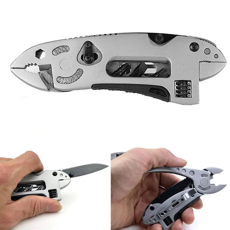 Ferramenta Multifuncional 9 em 1 Titanium – O Kit de Bolso Que Vai Com Você em Qualquer Aventura