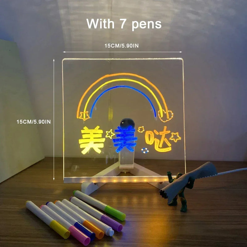 Luminária Decorativa de Escrita – Personalize, Ilumine e Inspire