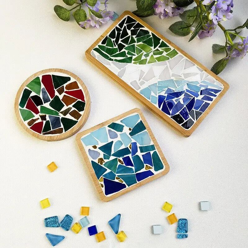 Kit Mosaico e Bambu com Peças Coloridas – Criatividade, Sustentabilidade e Diversão para os Pequenos