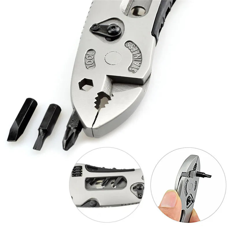 Ferramenta Multifuncional 9 em 1 Titanium – O Kit de Bolso Que Vai Com Você em Qualquer Aventura