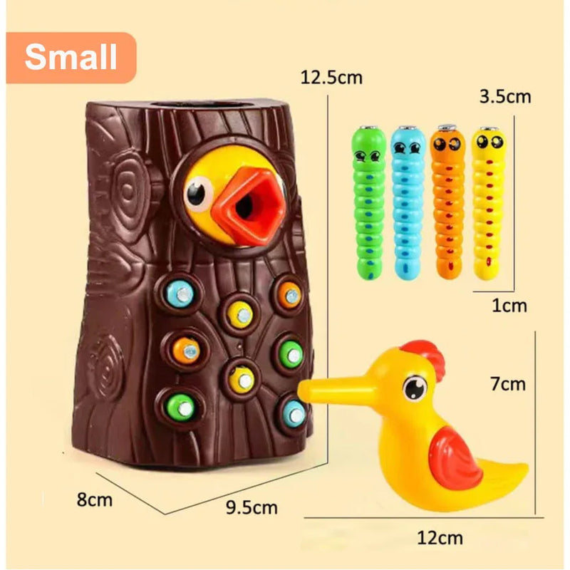 Brinquedo Magnetic Bird – Coordenação, Diversão e Aprendizado em Cada Movimento