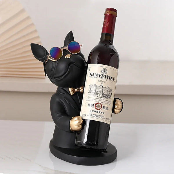 Estátua Bulldog Premium Porta Vinho – Sofisticação e Estilo na Sua Decoração