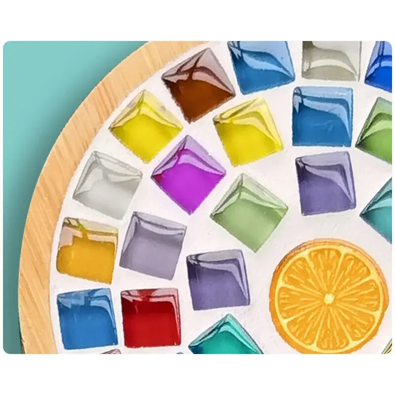 Kit Mosaico e Bambu com Peças Coloridas – Criatividade, Sustentabilidade e Diversão para os Pequenos