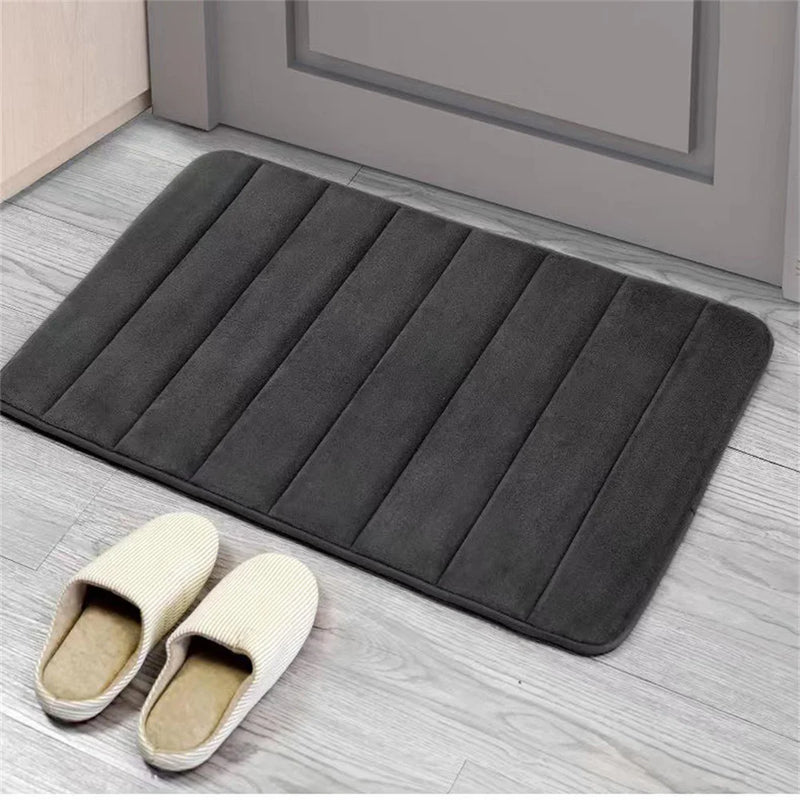 Tapete de Banheiro Super Absorvente com Espuma de Memória – Conforto e Segurança a Cada Passo