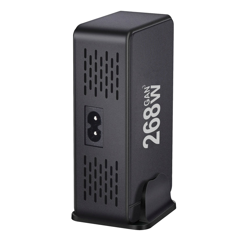 Hub de Carga Rápida 8 em 1 USB-C 268W – GaN Pro