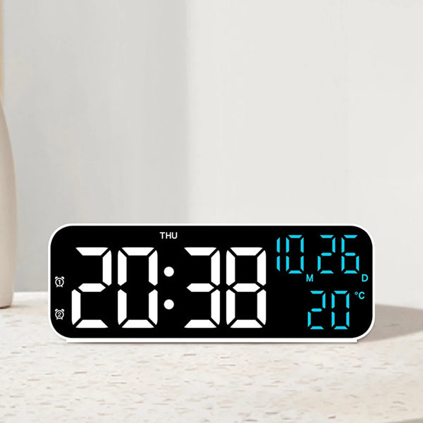 Relógio Despertador Digital com Display LED – Modernidade, Funcionalidade e Estilo na Sua Rotina