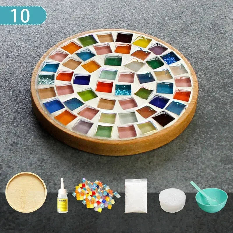 Kit Mosaico e Bambu com Peças Coloridas – Criatividade, Sustentabilidade e Diversão para os Pequenos