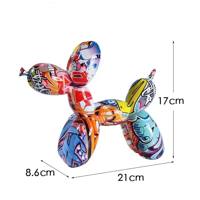 Escultura Decorativa Pet – Cachorro Graffiti Dog Balloon