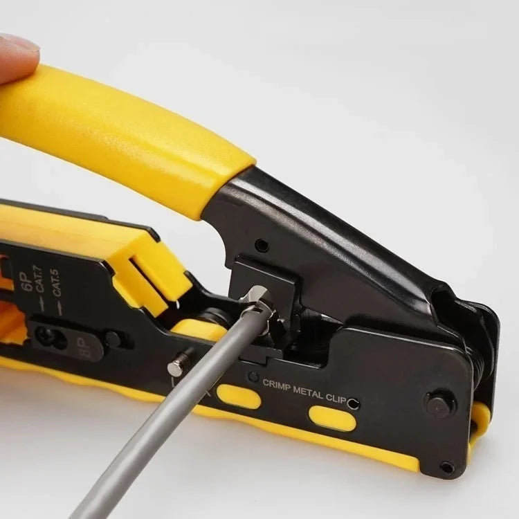 Ferramenta de Crimpagem Profissional com Teste Remoto – Precisão, Agilidade e Confiabilidade em um Só Produto