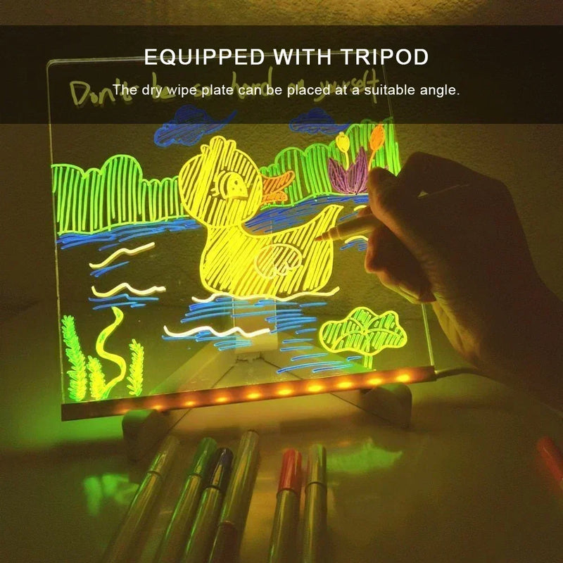 Luminária Decorativa de Escrita – Personalize, Ilumine e Inspire