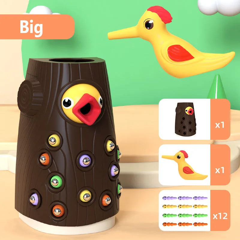 Brinquedo Magnetic Bird – Coordenação, Diversão e Aprendizado em Cada Movimento