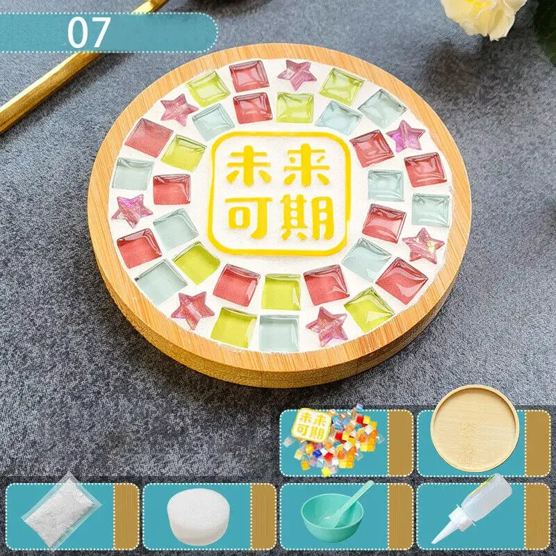 Kit Mosaico e Bambu com Peças Coloridas – Criatividade, Sustentabilidade e Diversão para os Pequenos