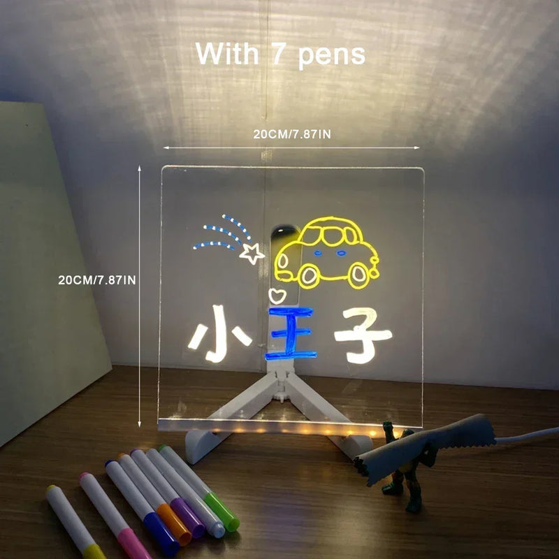 Luminária Decorativa de Escrita – Personalize, Ilumine e Inspire