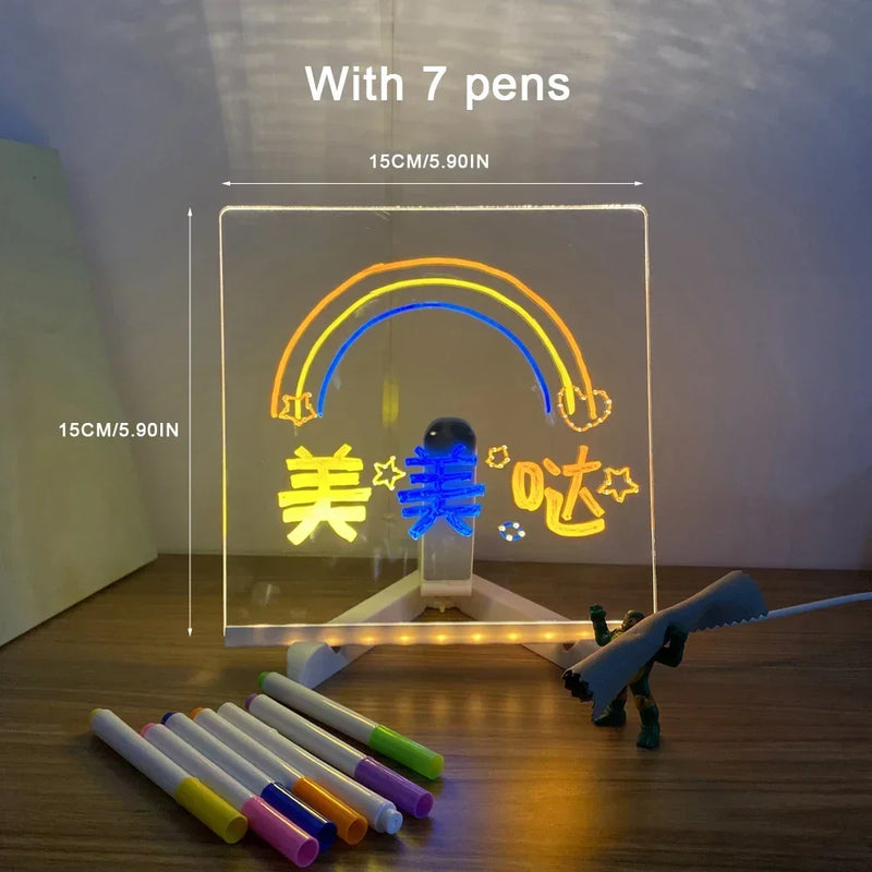 Luminária Decorativa de Escrita – Personalize, Ilumine e Inspire