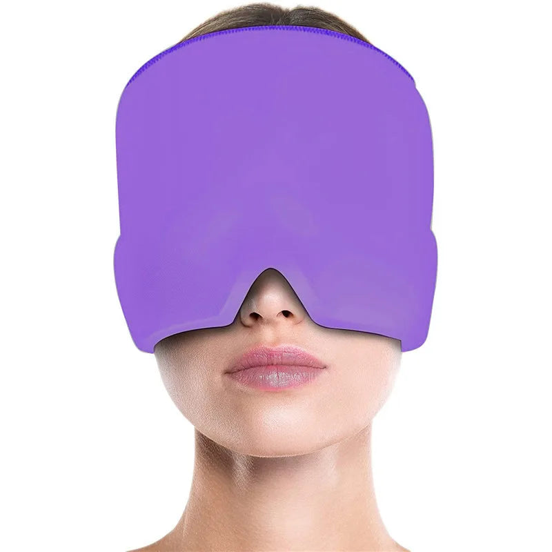 Touca Alívio Enxaqueca e Dor de Cabeça 360º – Terapia Natural a Frio e Calor