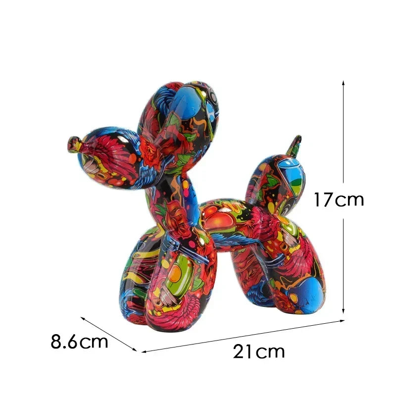 Escultura Decorativa Pet – Cachorro Graffiti Dog Balloon
