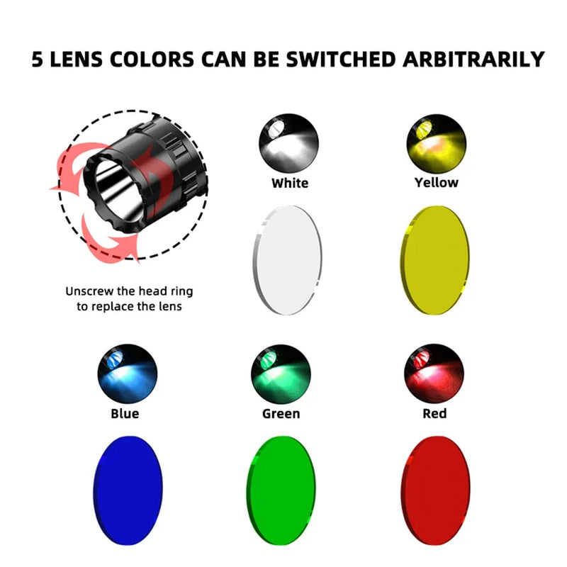 Lanterna LED Profissional de Alto Lúmen para Atividades Outdoor
