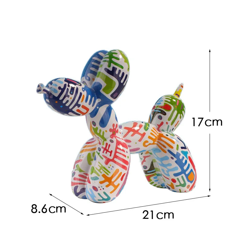 Escultura Decorativa Pet – Cachorro Graffiti Dog Balloon