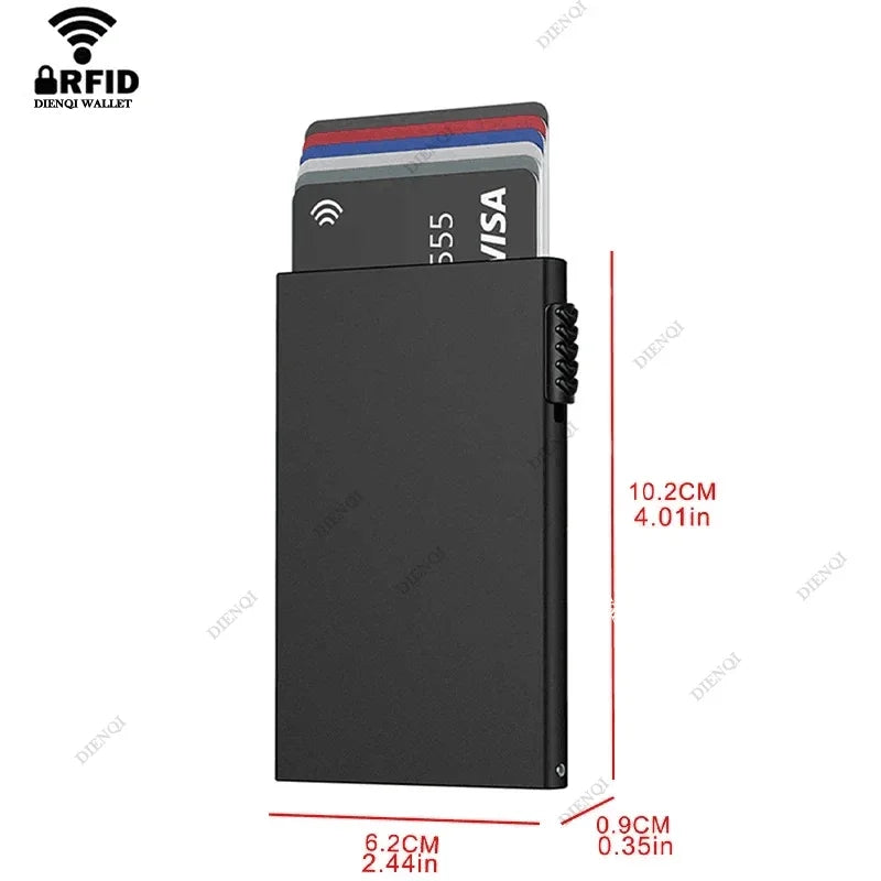 Carteira Porta Cartões com Proteção RFID | Segurança e Estilo no Seu Bolso