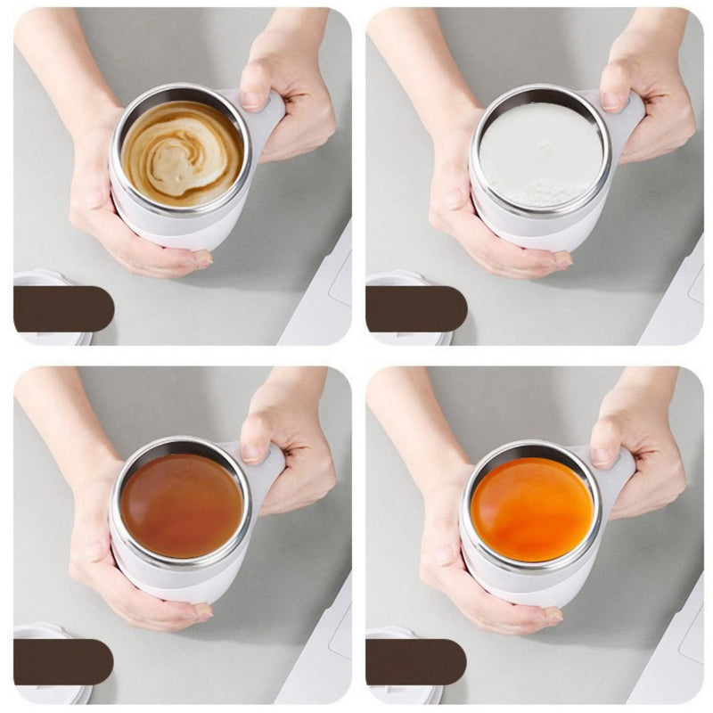 Caneca Térmica Mixer de Inox – Mistura Automática para sua Bebida Perfeita