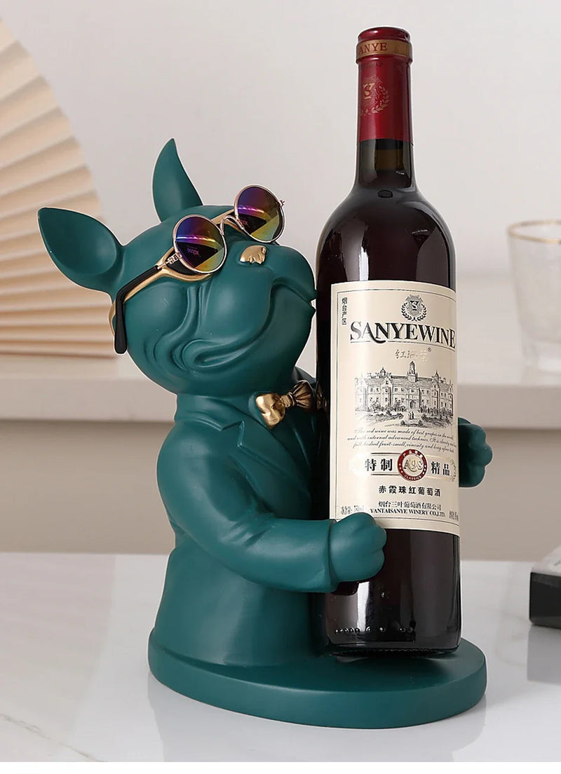 Estátua Bulldog Premium Porta Vinho – Sofisticação e Estilo na Sua Decoração