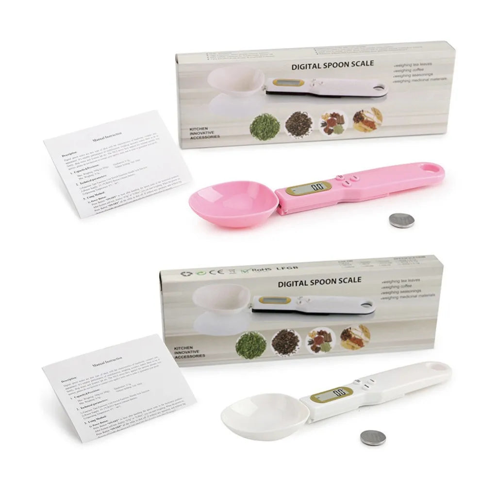 Colher Balança Eletrônica Digital com Display LCD – Precisão Profissional na Palma da Sua Mão