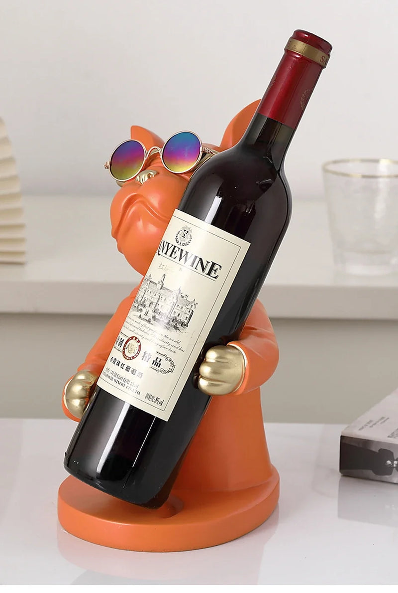 Estátua Bulldog Premium Porta Vinho – Sofisticação e Estilo na Sua Decoração