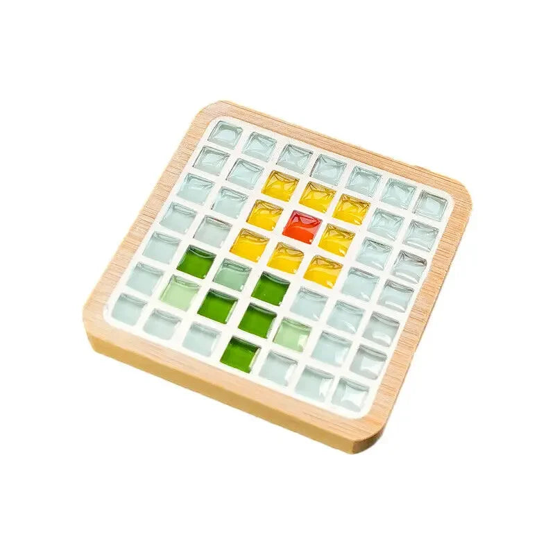 Kit Mosaico e Bambu com Peças Coloridas – Criatividade, Sustentabilidade e Diversão para os Pequenos