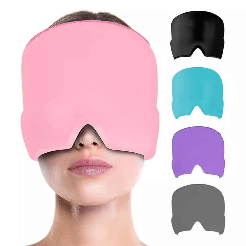 Touca Alívio Enxaqueca e Dor de Cabeça 360º – Terapia Natural a Frio e Calor