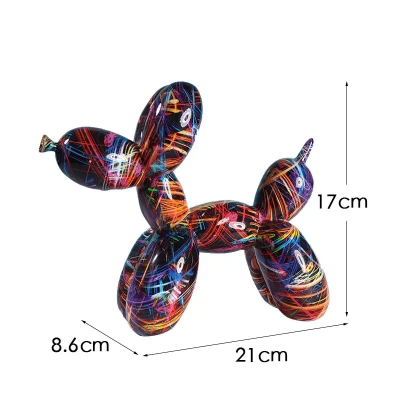 Escultura Decorativa Pet – Cachorro Graffiti Dog Balloon