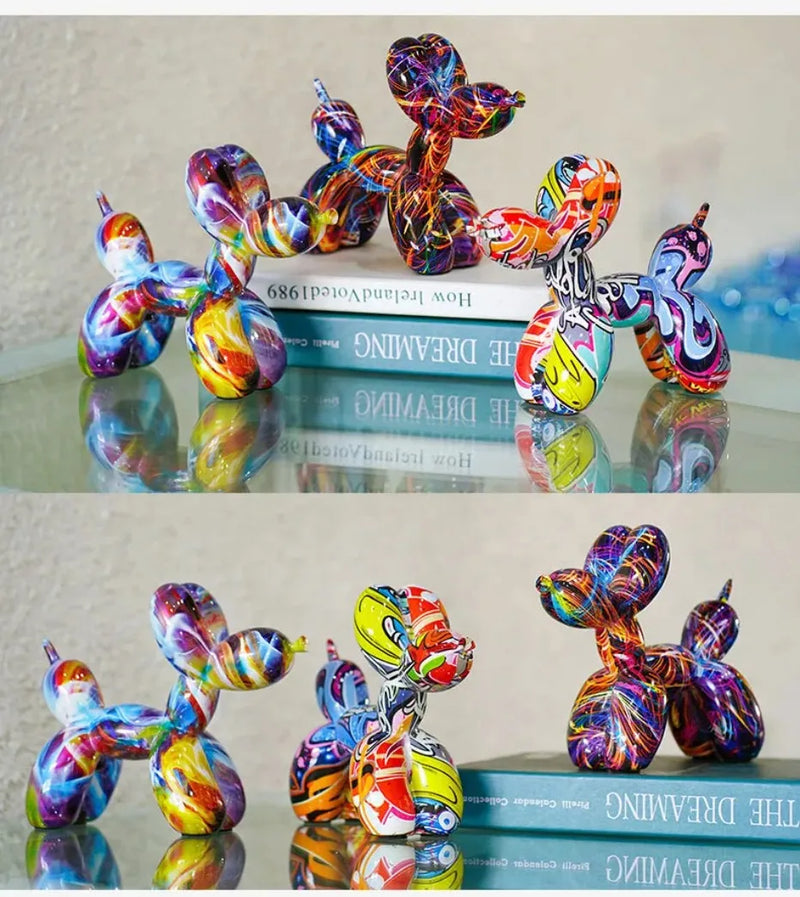 Escultura Decorativa Pet – Cachorro Graffiti Dog Balloon