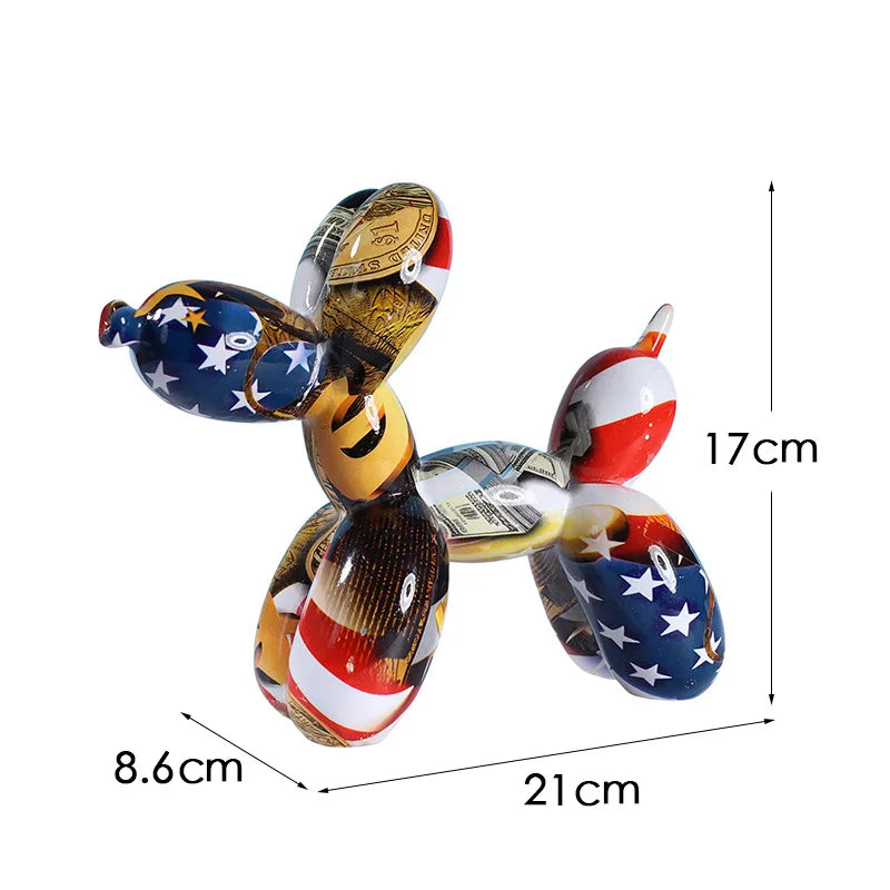 Escultura Decorativa Pet – Cachorro Graffiti Dog Balloon