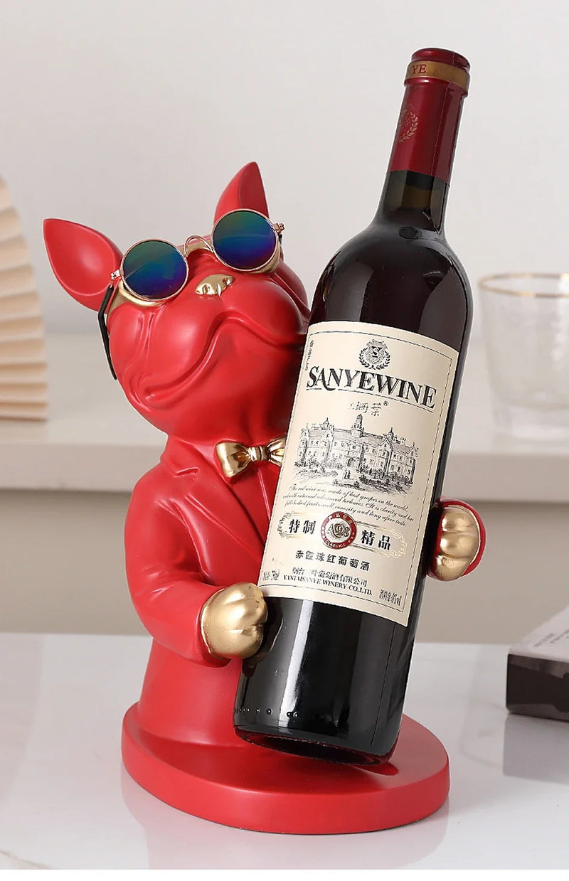 Estátua Bulldog Premium Porta Vinho – Sofisticação e Estilo na Sua Decoração