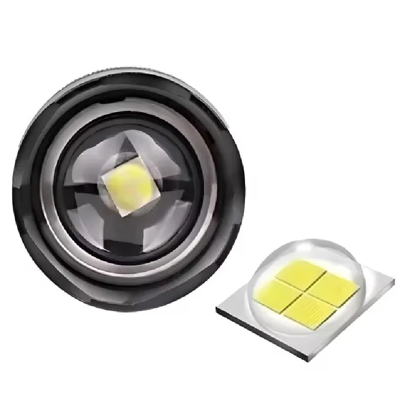Lanterna LED IPX6 – Potência na Palma da sua Mão