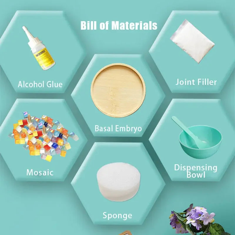 Kit Mosaico e Bambu com Peças Coloridas – Criatividade, Sustentabilidade e Diversão para os Pequenos