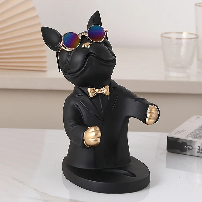 Estátua Bulldog Premium Porta Vinho – Sofisticação e Estilo na Sua Decoração