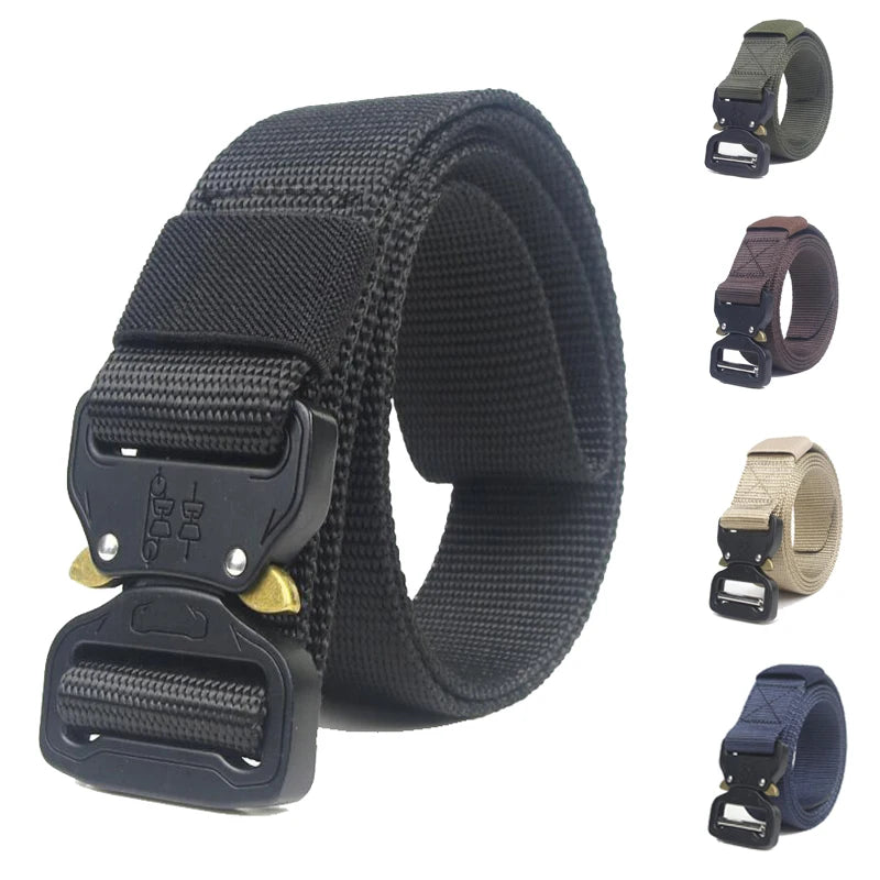 Cinto Militar Tático de Nylon com Fivela de Liberação Rápida – Resistência e Agilidade em Qualquer Missão
