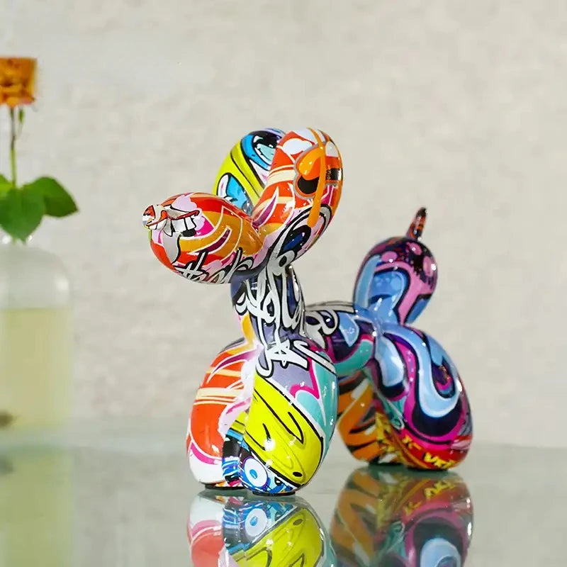 Escultura Decorativa Pet – Cachorro Graffiti Dog Balloon