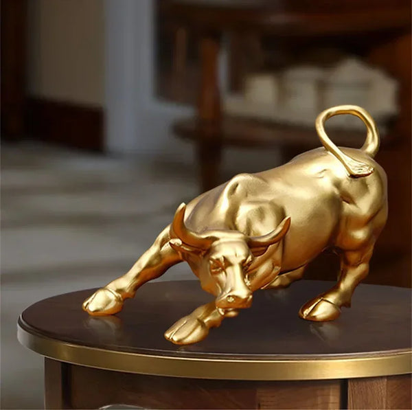 Estátua Touro de Wall Street – Poder, Prosperidade e Estilo em Sua Decoração