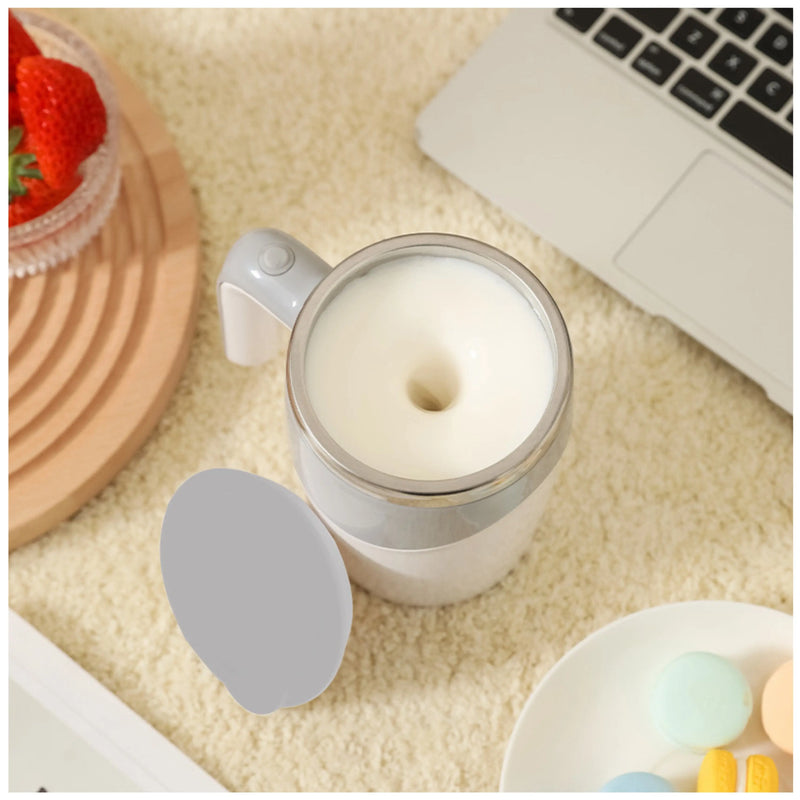 Caneca Térmica Mixer de Inox – Mistura Automática para sua Bebida Perfeita