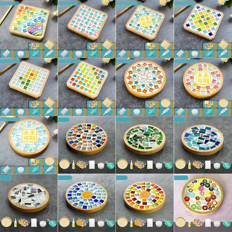Kit Mosaico e Bambu com Peças Coloridas – Criatividade, Sustentabilidade e Diversão para os Pequenos