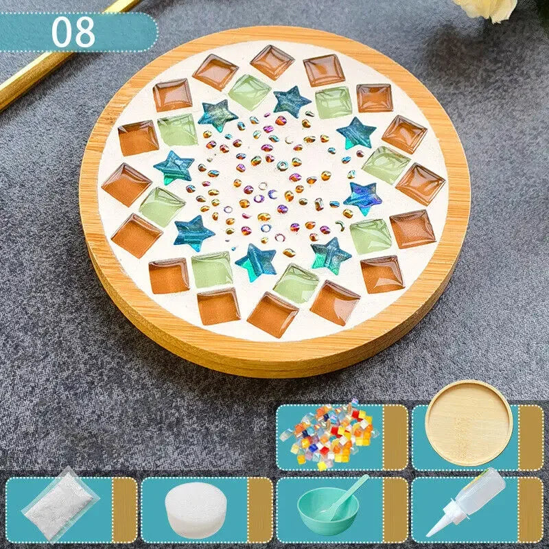 Kit Mosaico e Bambu com Peças Coloridas – Criatividade, Sustentabilidade e Diversão para os Pequenos
