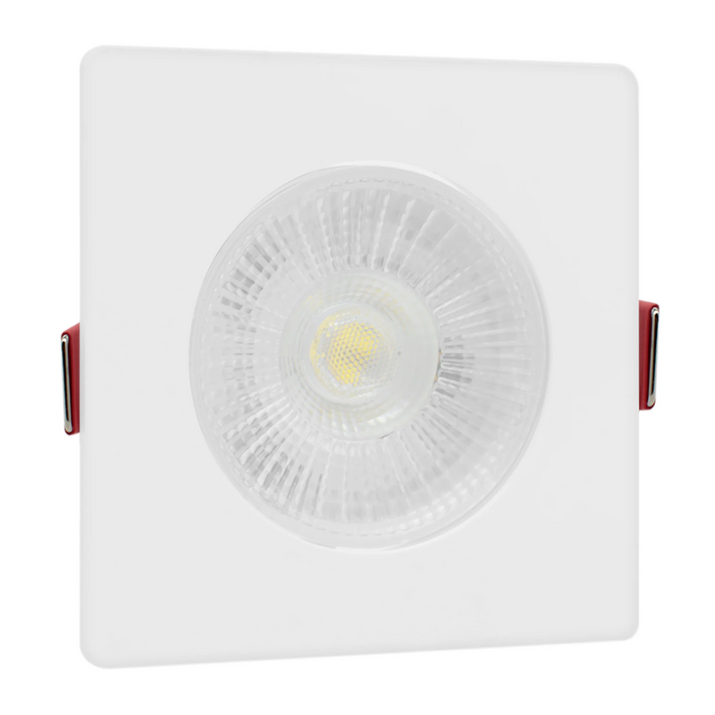 Kit 10 Spots LED 7W Quadrado Direcionável – Iluminação Focal com Estilo e Eficiência