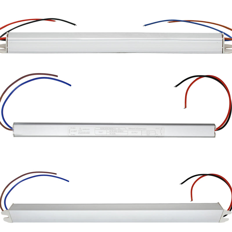 Kit 10 Drivers Slim Source para Fita LED 12V 5A 60W - Conexão de Alta Eficiência