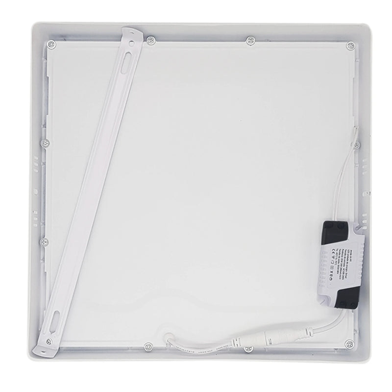 Kit com 3 Painéis LED 18W Sobrepor Quadrado – Luz Quente e Elegância em Três Pontos