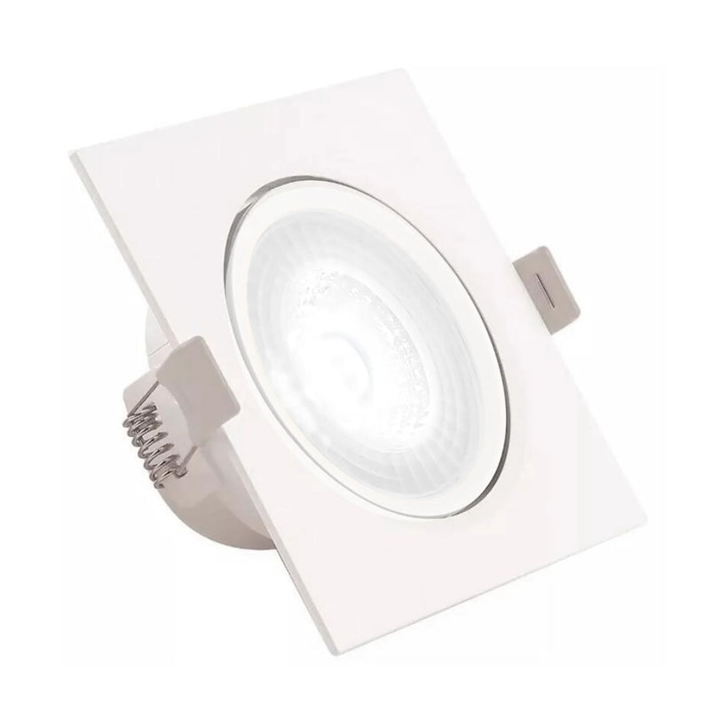 Kit 5 Spots LED Embutir 7W Quadrado – Direcione a Luz, Valorize Seu Espaço