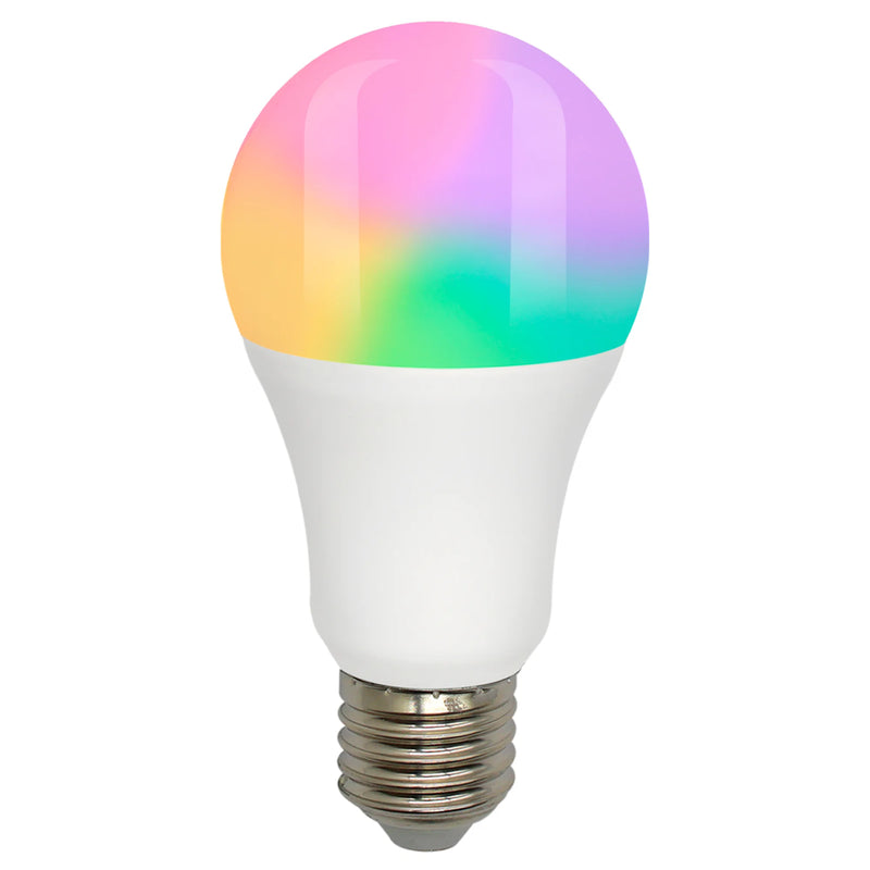 Lâmpada Inteligente LED WiFi 10W RGB com Controle via Alexa e Google Home – Personalize sua Iluminação