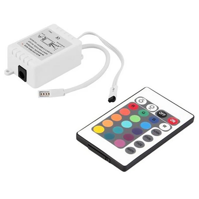 Fita LED 5m Ultra RGB 3528 – Com Controle e Fonte Bivolt