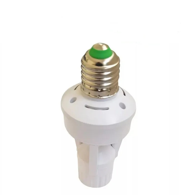Sensor de Presença com Fotocélula para Lâmpadas E27 – Segurança e Economia Automática